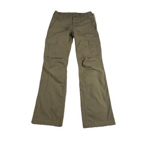Under Armour Women's Tactical Pants Size 4 Tan Ripstop Cargo Loose Fit
